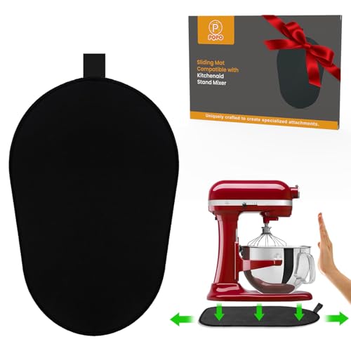 Tappetino Scorrevole Per Kitchen Aid Stand Mixer Con Spatola In Gomma Pennello Da Pasticceria Slider Mat Per Elettrodomestici Kitchen Aid 6/7/8 Qt Fry