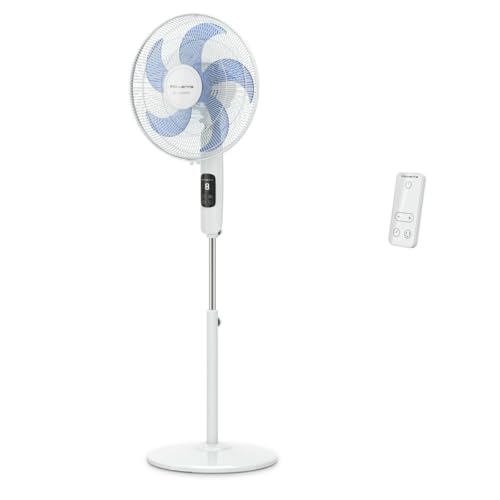 Rowenta Turbo Silence, Ventilatore A Piantana, Potente, Schermo Led, Timer, Silenzioso, Altezza Regolabile, Design Durevole, Elevata Efficienza Energe