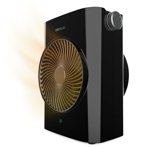 Cecotec Termoventilatore Readywarm 2070 Max Force Black. 2000 W, 2 Livelli Di Potenza, 3 Modalità Di Funzionamento (Cool/Warm/Hot), Leggero, Manuale, 