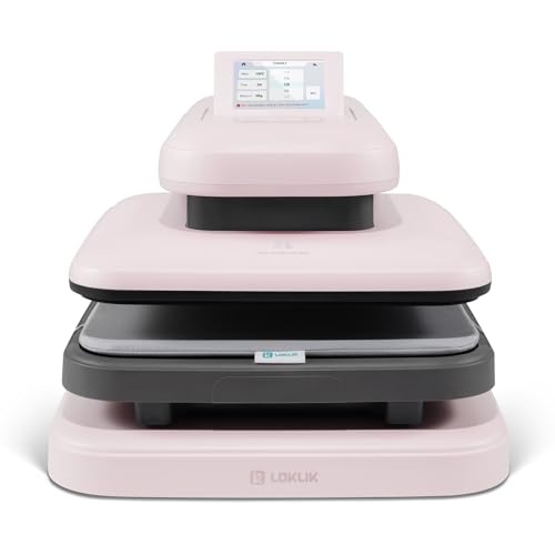 Loklik Impress Auto 2 Smart - Pressa Automatica Per Personalizzare Magliette, Felpe, Coperte, Asciugamani, Borse, Sacchetti E Altri Tessuti - Pressa A