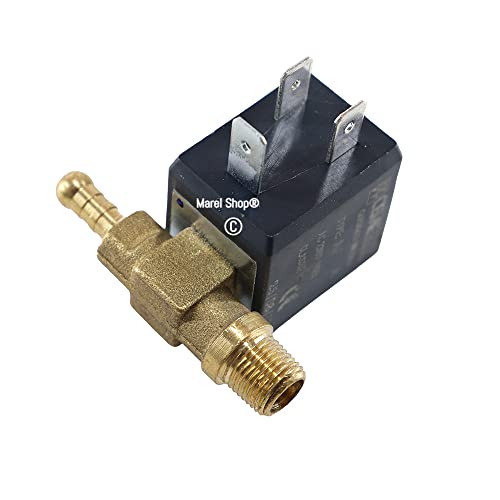 Marel Shop® - Elettrovalvola Vapore Per Ferri Da Stiro Con Caldaia Attacco Filettato Da 1/8" Compatibile Con Varie Marche