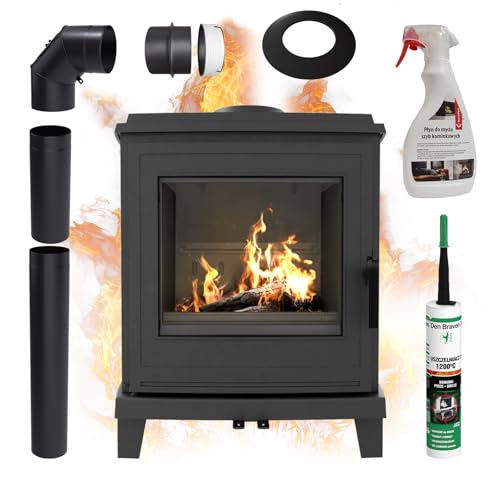 Kratki Stufa A Legna In Ghisa 11Kw Koza K11 150Fi Stufa A Legna Moderna Eco- Design Eek A