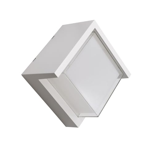 Applique Da Parete Quadrata 15W 220V Ip65 Per Esterno Switch 3000K-4200K-6400K