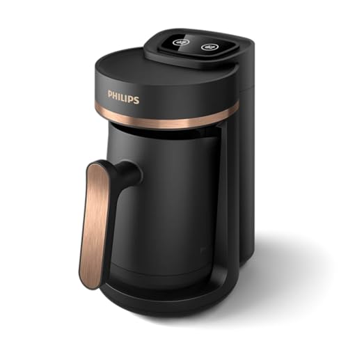 Caffettiera Turca Philips Series 5000 - Funzione Slow Brew, Capacità Di 4 Tazze, Protezione Da Surriscaldamento E Traboccamento, Indicatore Di Pronto,