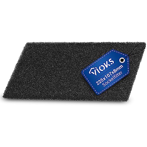 Vioks Filtro In Spugna Per Asciugatrici, 225 X 107 X 8 Mm, Ricambio Per Filtro Bаuknecht Whirlpool 481010354757