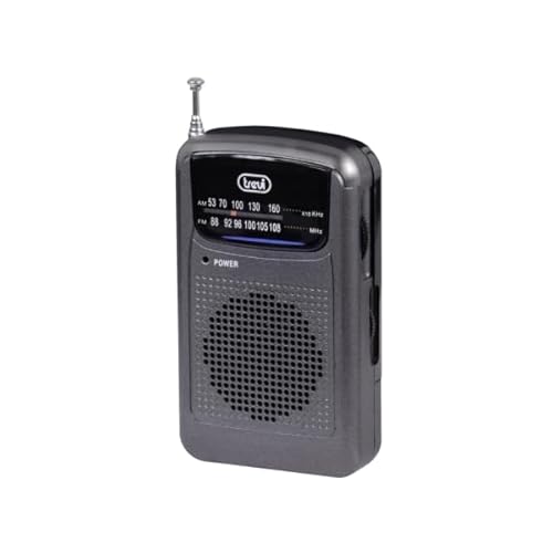 Radio Trevi Bolsillo Ra 710 Gmg Mini Portable Am-Fm Radio Metal Gun