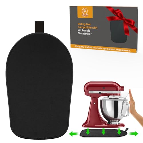 Tappetino Scorrevole Per Kitchen Aid Stand Mixer Con Spatola In Gomma Pennello Da Pasticceria Slider Mat Per Elettrodomestici Kitchen Aid 4,5/5 Qt Tap