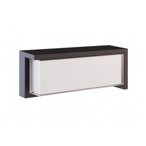 Applique Da Parete Nera 24W 220V Ip65 Per Esterno Switch 3000K-4200K-6400K
