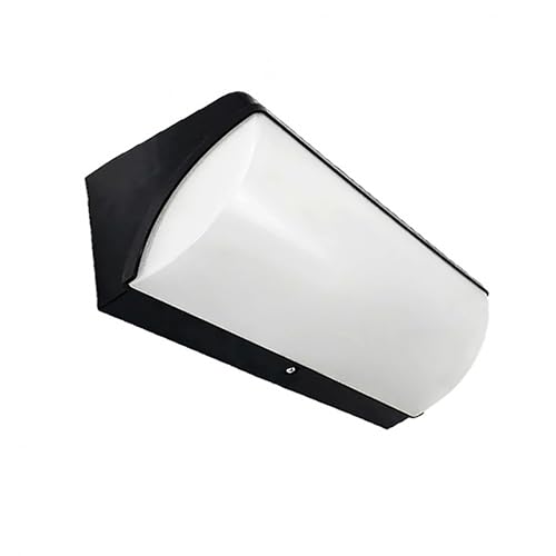Applique A Parete 30W Led Nera 220V Ip65 Per Esterno Switch 3000K-4200K-6400K
