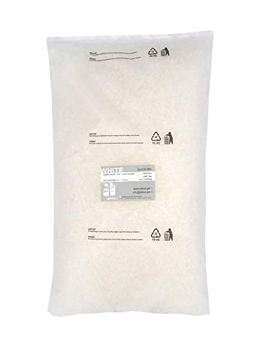 Disidry Silicagel - Silica Gel Bianco Sfuso In Sacco In Pead Da 5 Kg. In Cristalli Amorfi (Desiccant, Gel Di Silice, Gelo Di Silice), Assorbi Umidità 
