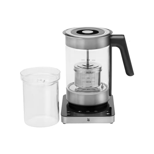 Wmf Lumero, Bollitore In Vetro 3 In 1, 1.6 L Con Funzione Di Versamento A 36 Gradi, Bollitore Per Tè, Scaldabagno, Scaldabagno Multiuso, Per Yogurt, R
