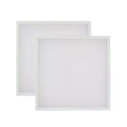Due Pannelli Led 60W 220V 60X60 Cm Bordo Bianco Luce Switch 3000K-4200K-6400K