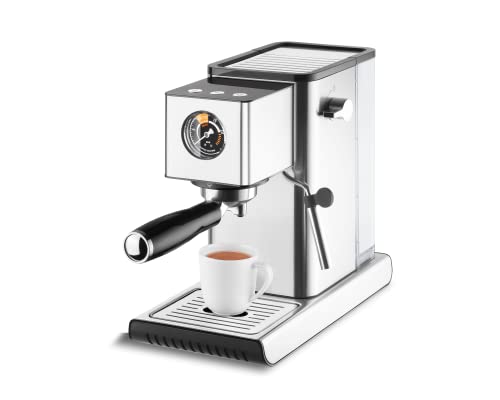 Catler Macchina Expresso, Cappuccino E Latte, Pompa Italiana 20 Bar E Montalatte - Macchina Caffè Expresso, Thermoblock, Con Ugello Vapore Brevettato,