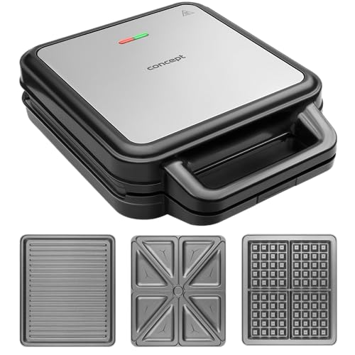 Sv3080 Sandwich Maker Con Piastre Di Espansione Family 3 In 1 1200 W