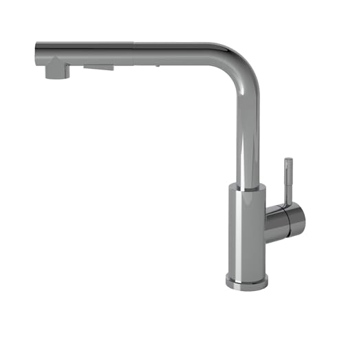Cata Cse Rubinetto Monocomando Alto Altezza 29,4 Cm Cartuccia Ceramica Apertura A Freddo Aeratore Anticalcare Con Riduttore Di Portata A 5,7L/Min Mate