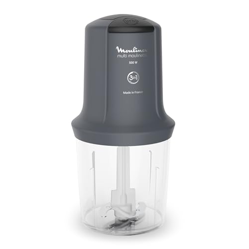 Moulinex Multi Moulinette Tritatutto Elettrico, Sminuzza, Trita, Mescola, Controllo Intuitivo A 2 Velocità, Facile Da Usare, Accessori Lavabili In Lav