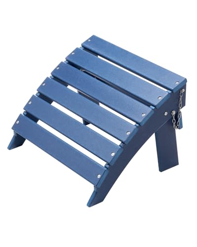 Vevor Pouf Adirondack, Pouf Adirondack Pieghevole Per Esterni In Plastica Hdpe, Pouf Adirondack Per Tutte Le Stagioni, Poggiapiedi Per Sedia Adirondac