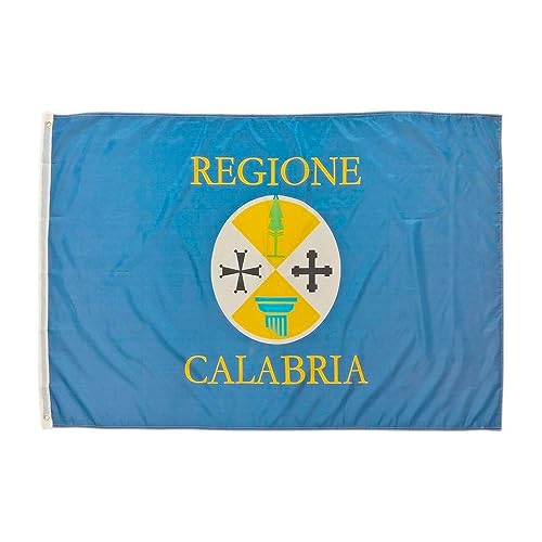 Bandiera Della Calabria, Bandiera Colori Calabria Bandiera 150 X 90 Cm, Bandiera Calabria