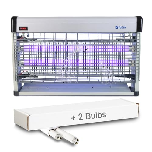 Zanzariera Elettrica Yatek Per Interni, La Lampada Antizanzara Elettrica Ha Un Trasformatore Magnetico Che Garantisce Ma Vita D'Uso, 100M2 Con Una Pot