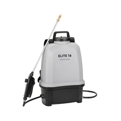 Volpi - Spruzzatore Elettrico A Batteria 8 Bar 16 L + 2 Batterie Ricaricabili Al Litio + Caricatore Incluso, Ad Alta Pressione Getto 5 M - Giardino, T