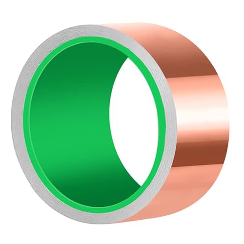 55 Mm X10 M Nastro Di Rame Anti-Lumache, Lumachicida,Anti Lumache Per Ortoefficiente Emi Contro Lumache, Pellicola Di Rame Addensante,Può Sostituire L
