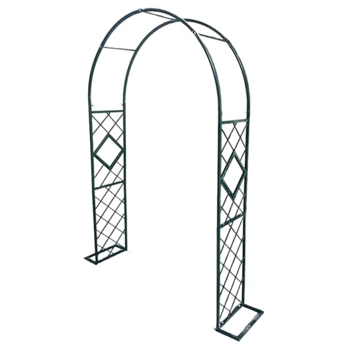 Arco Per Rose Rampicanti, Decorazione Giardino, Garden Pergolas Metallo Antiruggine Arco Da Giardino Sostegno Per Piante Rampicanti (Color : Nero, Siz