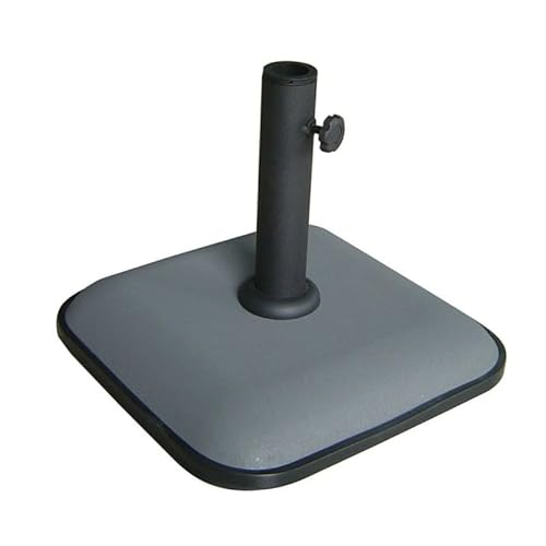 Marbuono Base Ombrellone Quadrato Cemento 35X35X5,2 Cm 11Kg Grigio Giardino, Piscina E Terrazza 10454