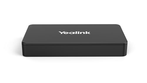 Yealink Mshare E2 - Dispositivo Di Condivisione Schermo Full Hd Con Usb-C, Ingresso Hdmi, Usb-B, Indicatore Di Stato Led, Compatibile Con Microsoft Te