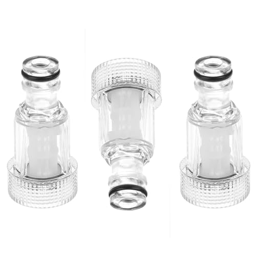 Rondella Di Pressione Adattatore,3 Pcs Filtro Para Lavadoras A Presión Plastica Macchina Filtro Acqua Idropulitrice Tubo Connettore Per Idropulitrice
