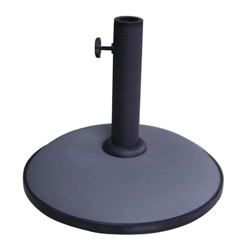 Marbueno Base Ombrellone Rotondo Cemento 36 X 29,5 Cm 11 Kg Grigio Giardino, Piscina E Terrazza 10442