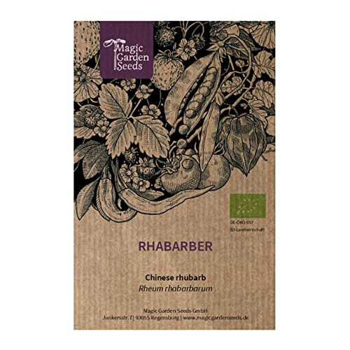 Rabarbaro (Rheum Rhabarbarum) Biologico - Circa 20 Semi