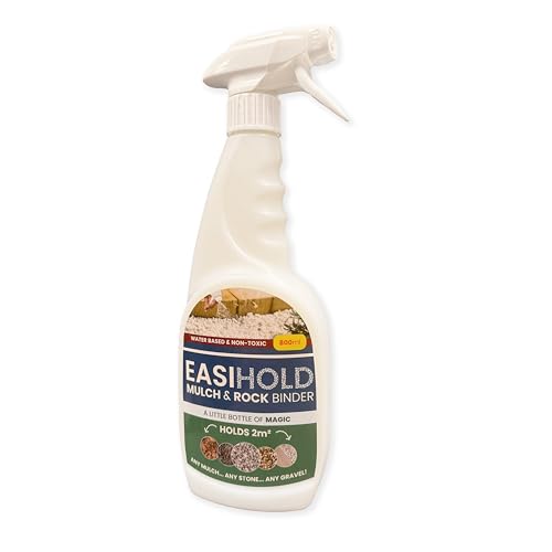 Vuba Easihold Rocks - Colla Per Ghiaia In Resina Con Applicatore Per Incollare Pietre, Corteccia E Ghiaia Su Bordi, Patii E Sentieri Del Giardino. Dur