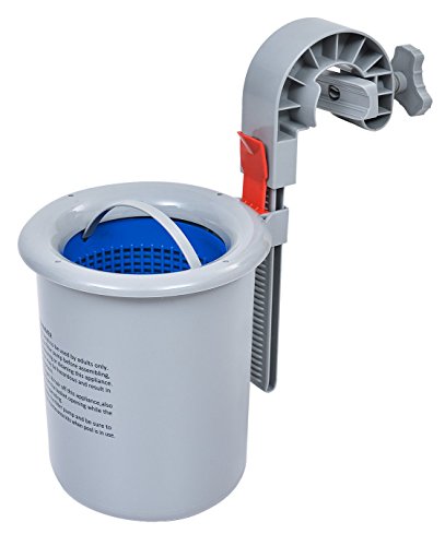 Jilong 290727 Skimmer Superficie Piscine Con Struttura, Grigio/Blu, 40X19X18 Cm