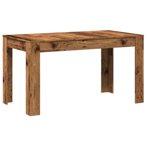 Vidaxl Tavolo Da Pranzo Legno Antico 140X74,5X76 Cm Legno Multistrato, Tavolo Per Sala Da Pranzo, Tavolo Da Ristorante, Mobile Per Sala Da Pranzo