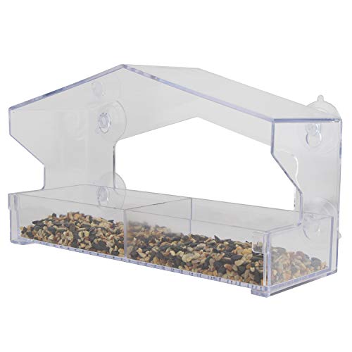 Perky-Pet 347 Mangiatoia Per Uccelli Da Finestra, Capacità 0,5 Kg