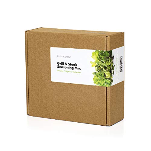 Click & Grow, Ricambio Vasi Di Terriccio Mix Erbe Aromatiche Prezzemolo, Timo, Coriandolo Confezione Con 9 Capsule