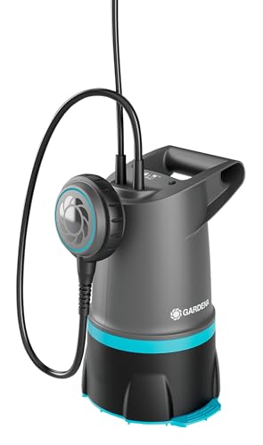 Gardena Pompa Sommersa 2In1 Basic Per Acqua Sporca E Pulita, 20.000 L/H