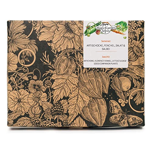 Carciofo, Finocchio, Lattuga E Salvia - Set Regalo Di Semi Con 4 Piante Adatte Alla Coltivazione Mista