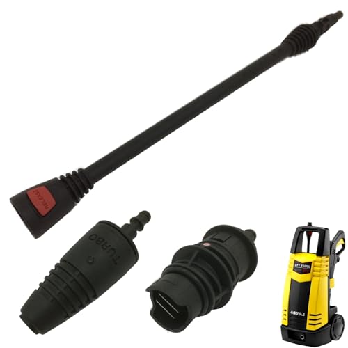 Parpyon® Ricambi Accessori Per Idropulitrice Lavorwash - Fasa Attacco Rapido A Baionetta Per Idropulitrici Ad Acqua Fredda (Kit Lancia+2Testine)