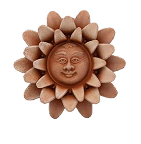 Antico Mestiere Decorazione Sole Petali Dalia Cm.15 In Terracotta