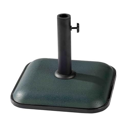 Marbuono Base Ombrellone Quadrato Cemento 35X35X5,2 Cm 11Kg Verde Giardino, Piscina E Terrazza 10456