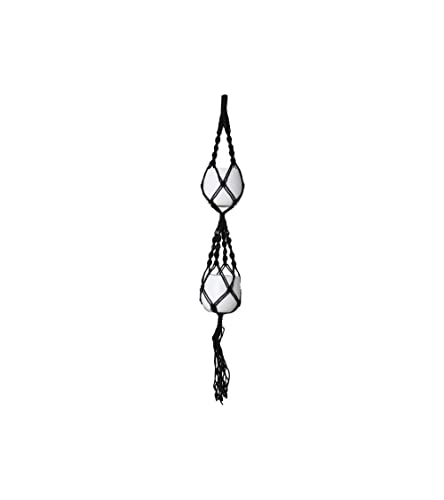 Artevasi Nodo Macrame, Corda Di Cotone Macrame Plant Hanger Per Casa, Appendiabiti Per 2 Vasi Da Fiori, Decorazione Di Interni Ed Esterni, A Doppia Sp