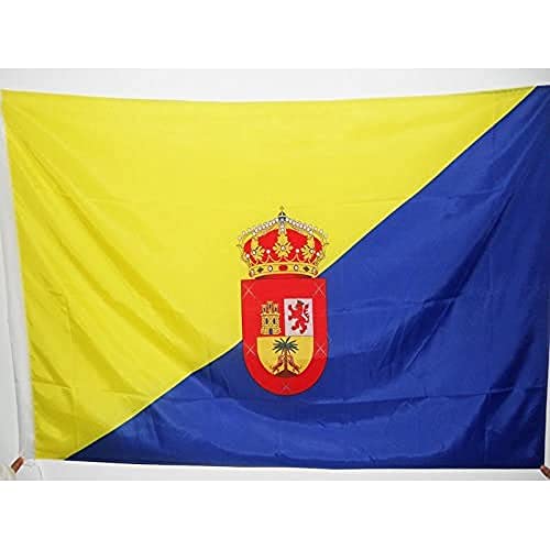 Az Flag Bandiera Gran Canaria 90X60Cm - Bandiera Isole Canarie 60 X 90 Cm Foro Per Asta