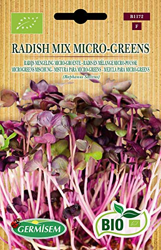 Germisem Biologico Radish Mix Micro-Greens Semi 10 G