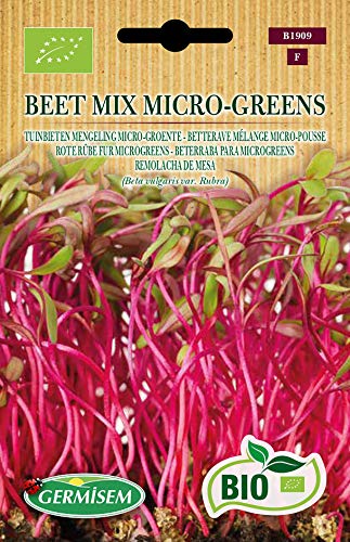 Germisem Biologico Beet Mix Micro-Greens Semi Di Rapa Rossa 10 G