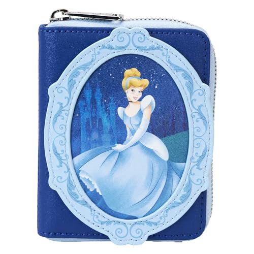 Loungefly Disney Cenerentola 75° Anniversario Zip Around Portafoglio