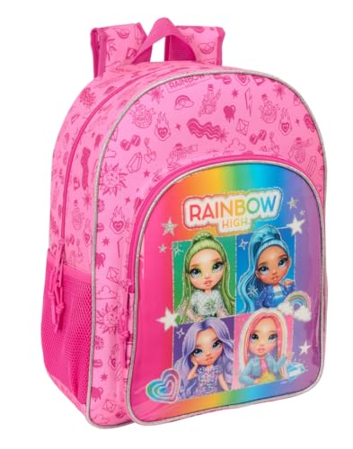 Rainbow High Shine – Zaino Per Bambini, Zaino Per Bambini, Adattabile A Carrozzina, Ideale Per Bambini In Età Scolastica, Comodo E Versatile, Qualità