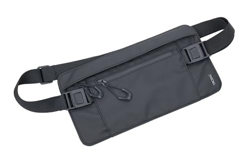 Troika Troika Black Belt Bag – 1 Scomparto Con Protezione Da Lettura – Cerniere Impermeabili – Poliestere, Poliuretano, Tarpaulin (Telone) – Nero – Tr