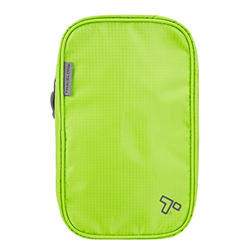 Travelon Kit Da Toilette Compatto Da Appendere, Lime, Taglia Unica, Kit Da Toilette Compatto Da Appendere