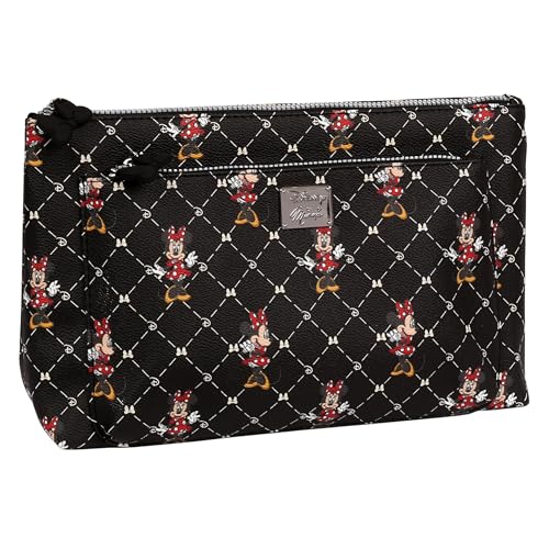 Topolino Minnie Disney Grande Trousse Da Viaggio Color Nero 31X19X10 Cm